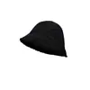 Sombrero de Pescador Retro Estilo Japonés para Cabeza Grande, Adelgazante, Estilo Ins, Visera de Borde Crudo, Sombrero de Cubo con Protección Solar para Viajes