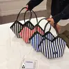 Bolsa de Lona Transfronteriza para Mujer, Gran Capacidad, Nuevo Estilo 2026, Bolso de Hombro Versátil a Cuadros, Estilo Coreano Casual, Bolso Tote de Gama Alta
