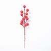 Frutas Vermelhas Artificiais de Natal Mais Vendidas no Exterior, Decorações de Natal, Frutas da Sorte, Enfeites de Natal, Preço de Atacado de Frutas de Natal