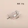 Accesorios de Perlas de Cobre Chapado en Oro de 18K Broche Final para Joyería DIY Accesorios para Collares y Pulseras Broche Universal Broche de Alta Retención de Color Lujo Ligero
