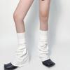 Calcetines largos con costuras de encaje, finos, subculturales, elásticos, con mangas en las piernas, para mujer, estilo Y2K, con forma de cuerno y chica atractiva.