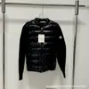 Chaqueta de plumón de alta gama de Mengjia con mangas y capucha de punto, abrigo cálido unisex, versión en stock transfronteriza