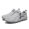 Nuevos Zapatos Casuales para Hombre para Viajes al Aire Libre, Cómodos y Transpirables, Tenis de Malla Casuales con Cremallera, Mocasines Slip-On