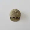 Chapéu de Bebê Primavera e Outono Novo Bordado de Letra para Meninos e Meninas Aba Macia Boné com Viseira Chapéu de Sol para Bebê Boné de Baseball