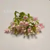Flor artificial mini campainha de 3 pétalas flor falsa flor de seda DIY flor de mão corsage acessórios para caixa de flores venda direta da fábrica