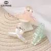 2026 Nuevo Clip de Tiburón Pequeño de Gama Alta Clip para el Cabello de Concha Blanca Sirena para Mujeres Pasador Frontal Pasador Clip para el Cabello