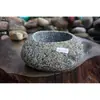 Macetas Pequeñas de Inspiración Zen, Macetas de Piedra, Macetas para Suculentas, Macetas para Juncos, Macetas para Hierba del Dinero, Macetas de Piedra Natural para Acuarios, Macetas Creativas para Narcisos