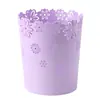 Cubo de Papel Redondo para Uso Doméstico, Cubo de Plástico sin Tapa, Adecuado para Cocina, Baño y WC, Disponible en Tamaños Grande, Mediano y Pequeño