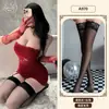 Lingerie Sexy com Tema Laranja, Pijamas Divertidos e Brincalhões, Estilo Uniforme Qqny Estilo Abstinência Renda Vazada Vestido Bodycon Hot Girl