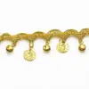 En stock transfronterizo belleza cabeza metal colgante borla encaje étnico escenario sombrero adorno accesorio de ropa dobladillo campana flor