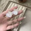 Pendientes de Borla de Pétalos Frescos y Dulces Franceses, Súper Hada de Verano, Elegantes, Lujo Ligero, Pendientes Únicos Estilo Resort Costero