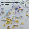 Pedras de Strass Irregulares de Fundo Plano para Nail Art Cores Misturadas Corações Estrelas Gotas d'Água Strass Celebridade da Internet Decorações de Nail Art DIY Adesivos de Strass