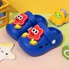 Nuevas y lindas pantuflas de conejo para niños de verano, de punta cerrada, transpirables, duraderas, estilo caricatura, cómodas para el hogar y uso exterior