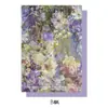 Papel de Envoltura para Flores, Al por Mayor en Stock, Papel Engrosado Impreso Estilo Pintura al Óleo, Materiales de Envoltura para Ramos de Floristería, Papel de Envoltura para Flores
