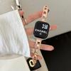 Correa de Reloj de Latón Macizo con Circonita Hueca Adecuada para Apple Watch Generación 8910 Pulsera Xiaomi 10 Pulsera Huawei Fit4