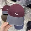 Gorra de Béisbol con Bordado de la Letra C, Visera Ancha, Bloques de Color, Parte Superior Suave para Mujer, Protección Solar Primavera y Verano, Efecto Adelgazante y Rejuvenecedor, Gorra de Pico de Pato