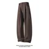 Novedad Otoño 2026 Pantalones Blancos de Pierna Ancha Rectos Estilo Americano M-5XL HK26798-TeP33