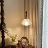 Lámpara Colgante Vintage de Noche para Dormitorio Estilo Francés Nórdico, Luz Decorativa Creativa Retro para Comedor, Barra de Bar, Sala de Estar, Estilo Americano