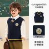 Conjunto de Colete e Calça Panda Kaka para Crianças, Roupa de Outono para Crianças, Conjunto Casual de Duas Peças de Outono para Bebê, Roupas Modernas para Bebê