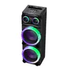 Altavoz Bluetooth inalámbrico estéreo TWS luz LED de melodía colorida regalo creativo subwoofer impermeable para exteriores