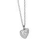Collar de Plata Esterlina S925 Estilo Coreano INS Nicho Sentido del Diseño Lujo Ligero Simple Patrón de Amor Dorado Cadena Clavicular para Mujer