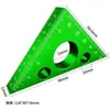 Regla triangular extendida de aleación de aluminio para carpintería, regla de ángulo métrico, herramienta de medición de marcado y posicionamiento para carpintería