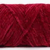 Hilo de Chenilla Brillante Peludo de Tres Hebras, Hilo para Zapatos de Ganchillo, Lana Gruesa para Tejer Suéteres, Bufandas, Gorros