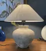 Ornamento de Vento Silencioso Estilo Japonês Sala de Estar Estudo Luminária de Cabeceira Pote de Porcelana Feito à Mão Vasos de Flores Luminária de Mesa de Cerâmica para Hotel Pousada