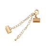 Broche de Chal Color Conservante Chapado en Oro de 14K con Bordes Dentados, Set de Accesorios para Joyería Hecha a Mano DIY, Broche de Collar, Broche de Eslabón Fabricante