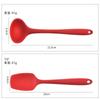 Venta al por mayor espátula de silicona de una pieza para crema de pastel, utensilio de cocina, juego de herramientas para hornear de cocina, juego de 6 espátulas en stock