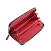 Atacado do Fabricante Nova Carteira Masculina de Couro Microfibra Fibra de Carbono com Zíper Longo Porta-Moedas Feminino Tendência