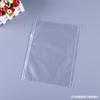 Saco Plástico com Zíper para Folhas Soltas Fosco Páginas Internas Prontas 6 Furos 4 Furos Perfurados Saco para Armazenamento de Documentos Recibos A7B5A6A5A4 Atacado