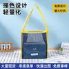 Bolsa de playa de macarrón de colores, bolsa hueca de un solo hombro, mochila para guardar juguetes de niños, bolsa para guardar artículos de natación
