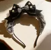 Diadema Lolita Japonesa para Mujer, Accesorio para el Cabello de Disfraz de Sirvienta Cosplay Retro, Linda Diadema Lolita con Lazo, Accesorios para la Cabeza KC