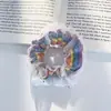 Scrunchie Fofo Estilo JK Acadêmico Coreano, Elástico de Cabelo para Meninas, Acessório de Cabelo