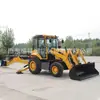 Excavadora Cargadora Multifuncional para Comercio Exterior Transfronterizo con Pala Frontal y Retroexcavadora Trasera, Suministro Directo del Fabricante