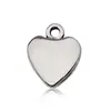 Amazon Mezcla 20 Colgante de Amor Etiqueta de Corazón Retro Accesorios de Aleación Collar Pulsera Colgante de Joyería con Forma de Corazón