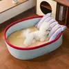 Cama de Verano para Gatos para Todas las Estaciones, Cama de Dormir Segura y Cómoda para Perros Pequeños y Medianos, Cama Alfombra Refrigerante para Gatos con Almohada, Venta al por Mayor