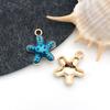 Gotas de Aceite 50 Dibujos Animados Vida Marina Tortuga Delfín Estrella de Mar Caballito de Mar Colgante DIY Accesorios Llavero