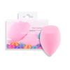 Caja tridimensional de PVC, 2 piezas de gotas de agua, calabaza, corte oblicuo, maquillaje de belleza, huevos, no comer polvo, suave, agradable para la piel, seco y húmedo, borla de polvo de doble propósito
