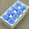 Flor Mágica Flor Eterna Grado AB 4-5 Rosa Caja Entera diy Bolsa de Material Floral Cubierta de Vidrio Día de San Valentín Unicornio