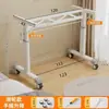 Patas de Escritorio Ajustables Manualmente con Poleas, Soporte de Escritorio Rectangular, Soporte de Carga para Computadora, Base Móvil Universal Minimalista