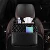 Suministros para el interior del coche asiento delantero trasero caja de pañuelos bolsillo para guardar paraguas caja de almacenamiento bote de basura para coche