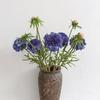 Flor Artificial Azul Persa Haste Única Flor Artificial Estilo Europeu Parede de Flores Material Floral Arranjo Cena de Casamento Flor Falsa