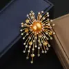Broche de Fuegos Artificiales de Zirconia de Alta Gama, Pin de Lujo Exquisito de Nicho, Nuevo Modelo 2026, Broche Decorativo para Trajes, Suéteres y Abrigos