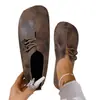 Zapatos Casuales Planos de Suela Suave, Estilo Nuevo Otoño 2024 para Mujer, Sin Cordones, Poco Profundos, Simples, Talla Grande, Talla 43