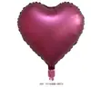 Globo de película de aluminio de estrella de cinco puntas color oro rosa con forma de corazón de 18 pulgadas, decoración para actividades de fiesta de cumpleaños, boda, festividades