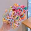 50 gomas elásticas para el cabello de alta calidad sin pelo para niños, cuerda para la cabeza de bebé, gomas elásticas de cuero para niñas, cuerda para el cabello de niña pequeña