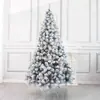 Árbol de Navidad con Nieve Artificial Transfronterizo Adornos Navideños de Pie en Centro Comercial Encriptados de PVC Opcionales de 1.5 m / 1.8 m / 3 m