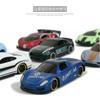 Coche deportivo modelo nuevo de aleación transfronterizo juguete para niños regalo para niño coche de ingeniería coche clásico traje adornos para pastel